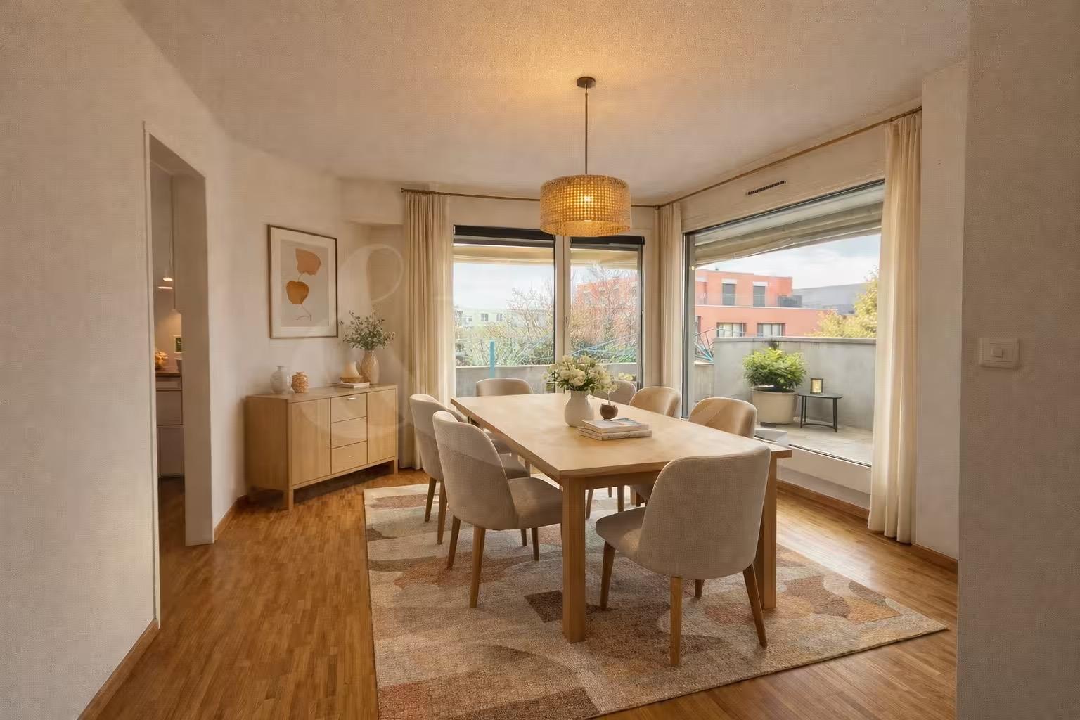 Exclusive penthouse occupying the entire floor with large terrace in the heart of Perly